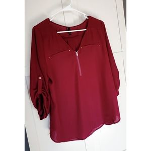 Maurices Sheer Blouse